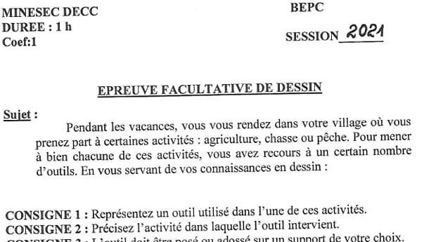 BEPC Dessin - 2020/2021