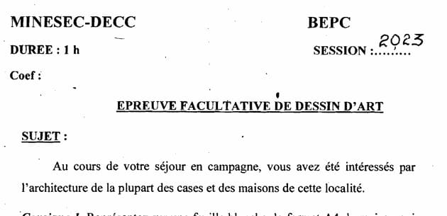 BEPC Dessin D'art - 2022/2023