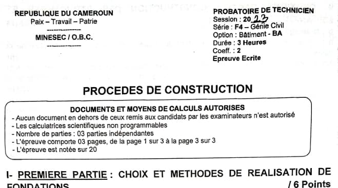 PROBATOIRE TECHNIQUE Series F4/TP Productions Graphiques Et Techniques - 2023/2024