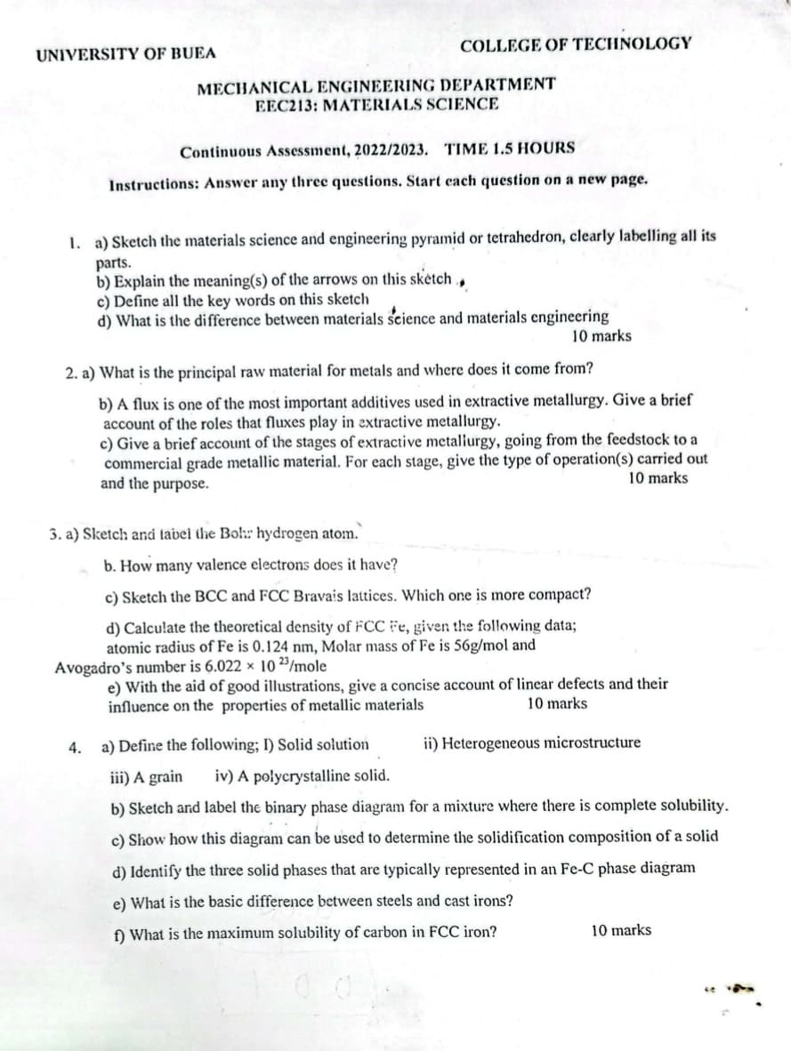 EEC213: MATERIAL SCIENCE