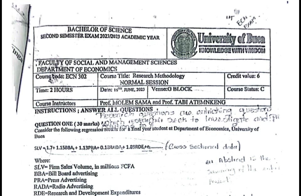 ECN302: Research Methodology